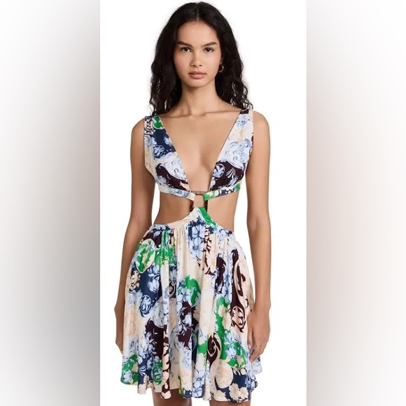 NWT Agua Bendita Gillian Cardumen Dress. Size Large - Picture 15 of 15